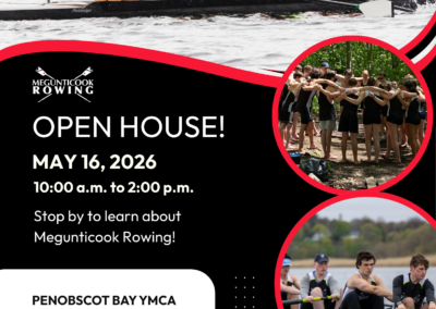 Come to PenBay Y for Row the Coast Open House Saturday, May 16 10-2pm